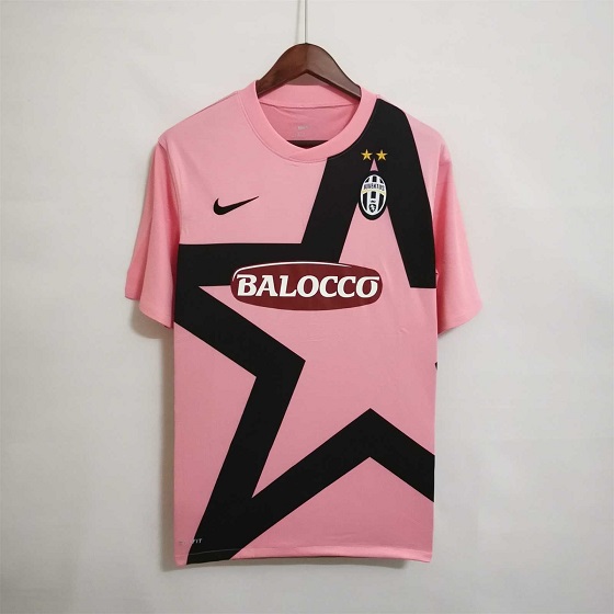 AAA Quality Juventus 11/12 Away Pink Soccer Jersey